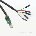 Custom PL232RL/RS232 TYPE-C a DuPont FTDI Cavo